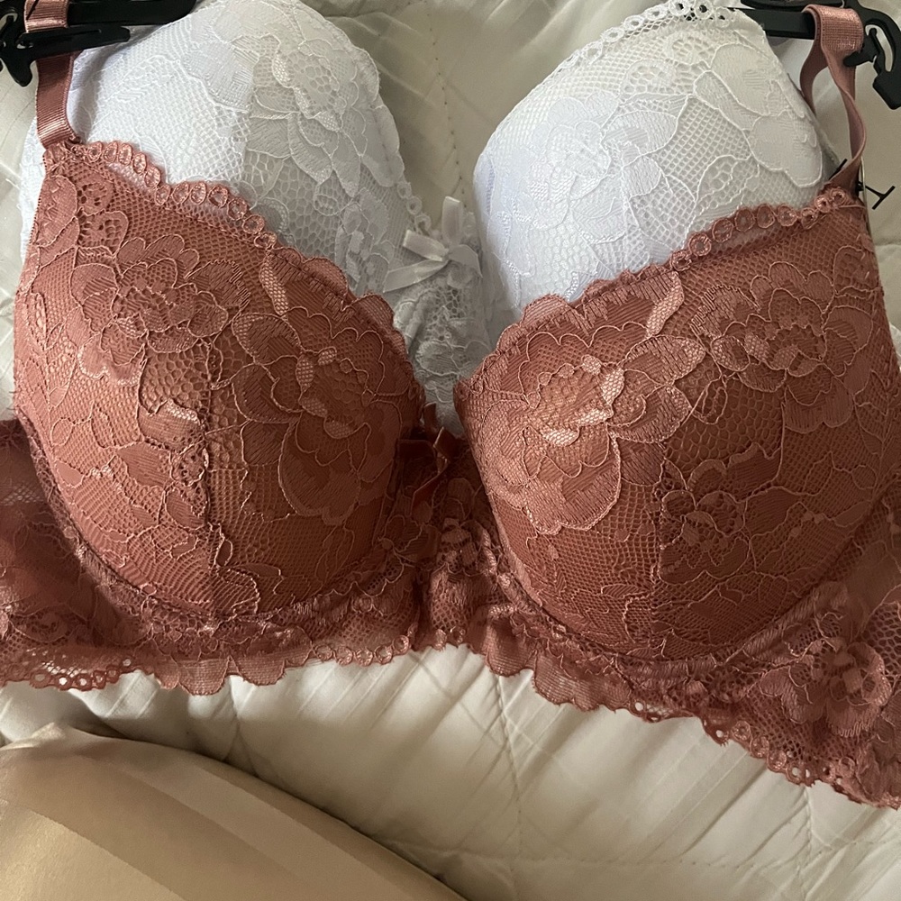 2 pack lace tshirt bras